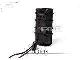 FMA Scorpion　pistol mag carrier- Single Stack for 9MM BK with flocking（select 1 in 3 ）TB1211-BK